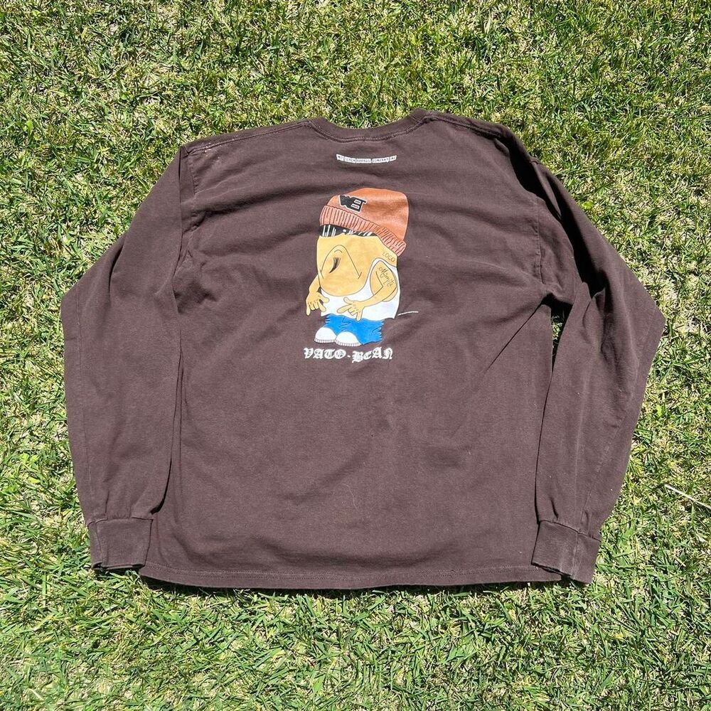Wet Beach Apparel Co 2000s Surf skate tee long sleeve latin mens XXL